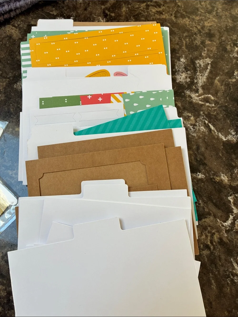 Stampin' Up! Project Kit with White, Brown, Green, Yellow Accents